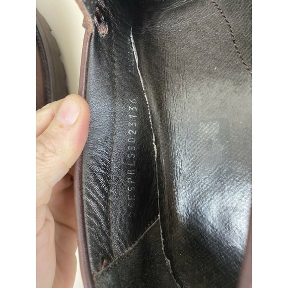 Tommy Bahamas Sz 12 Padre Island Dark Brown Leather Slip On Loafer Mocassin EUC main image 6